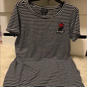 Black & White “No Thanks” Dress